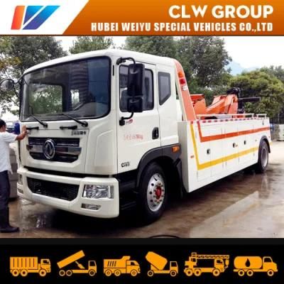 Dongfeng Hydraulic Intergrated Towing Under Lift 8ton Tractor Head Tow Trucks Wreckers Road Wrecker Truck