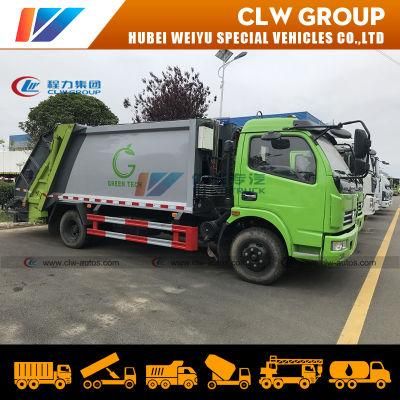 Chinese Popular 5cbm 7cbm 8cbm Compactor Garbage Truck for Sale