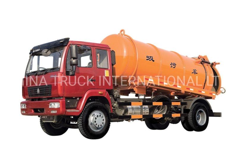 Sinotruk HOWO 6X4 Sewage or Fecal Suction Truck