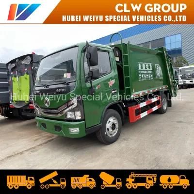 Dongfeng Duolicar 4X2 8cbm 8000liters Garbage Compactor Truck Waste Removal Truck for Sanitation Services