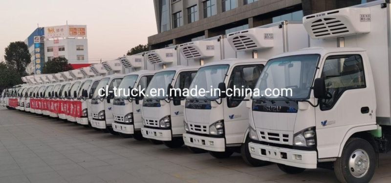 Dongfeng 4X2 4X4 Small Mini 3tons 4tons Refrigerated Truck Box