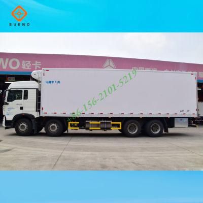 Sinotruk HOWO 8*4 Euro3 Left Hand Driving LHD Refrigerator Truck Freezer Truck