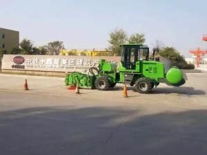 Industrial Cement Plant Road Sweeper Diesel Driven