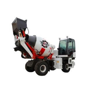 Real Output 2cbm Mini Mobile Self Loading Concrete Mixer Loader Truck