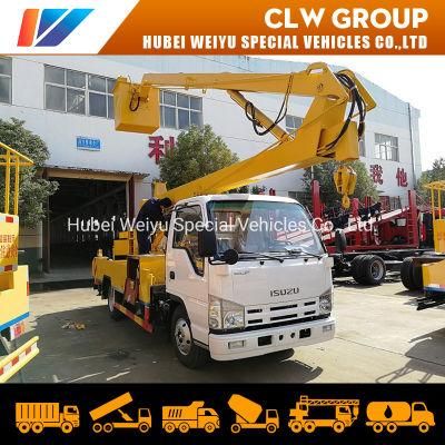 China 18m 20m 22m 24m 26m Insulation Aerial Working Platform Trucks High Altitude Operational Bucket Boom Truck