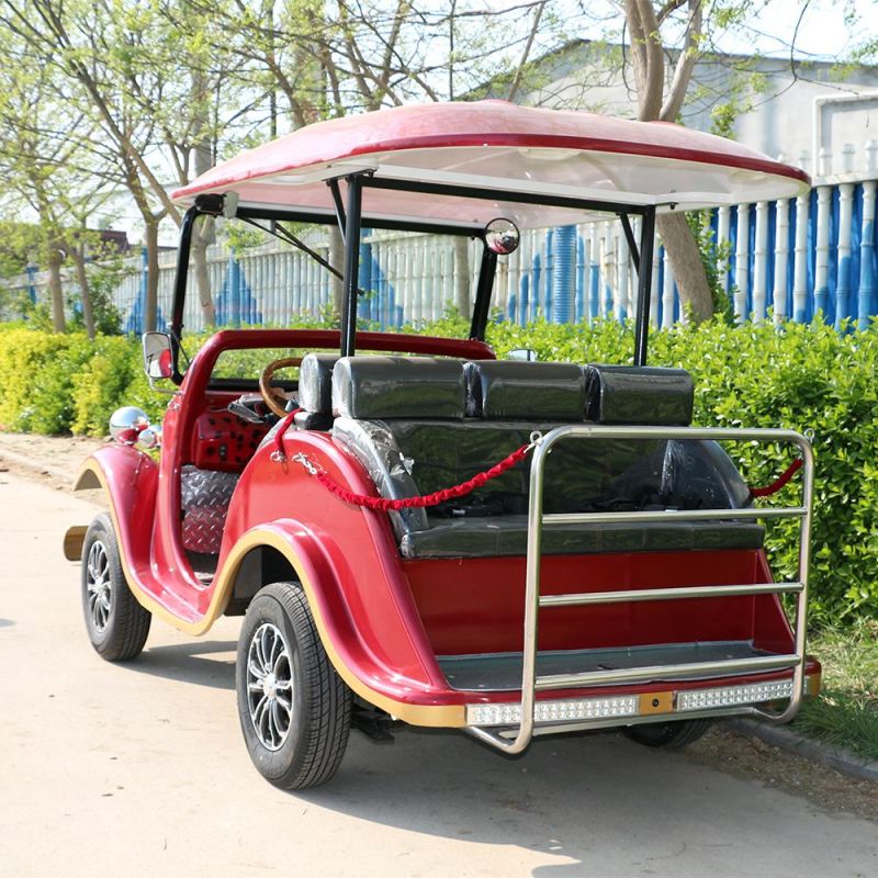 3 Row 8 Passenger Electric Classic Vintage Sightseeing Car