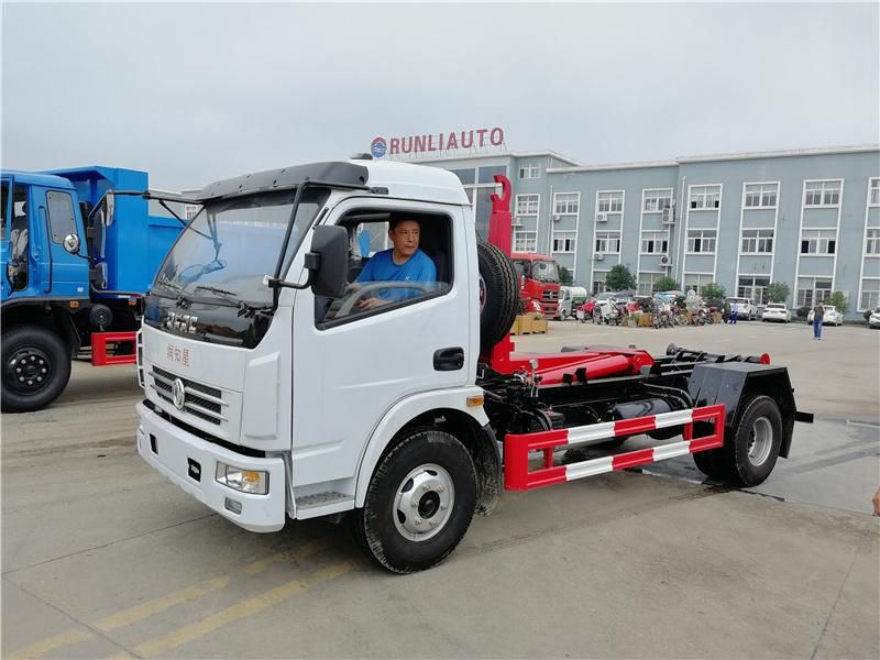 6 Wheel 5 Ton Hydraulic Arm Garbage Truck for Sale