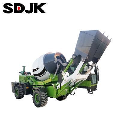 1.8m&sup3; New Chinese Self Loading Cement Concrete Mixer Truck with Factory Price