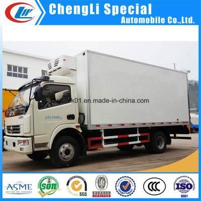 4X2 Refrigerated Delivery Van 5tons Small Refrigerator Body Truck