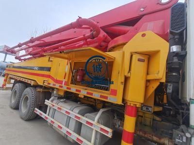 Hot Sale HOWO Construction Machinery Concrete Equipment Concrete Placing Boom Pump Machine in Stock Truck Mounted Concrete Pump Truck