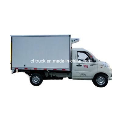 China Brand Foton Small Mini 1 Ton Freezer Refrigerated Truck Price