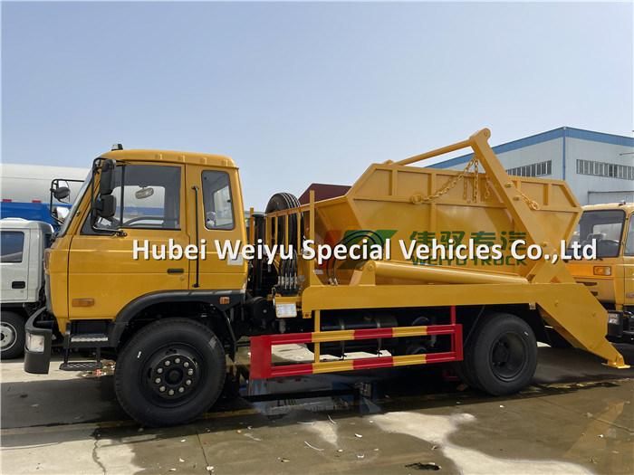 10cbm Swing Arm Garbage Truck Roll off Garbage Truck Skip Loader Container Waste Truck