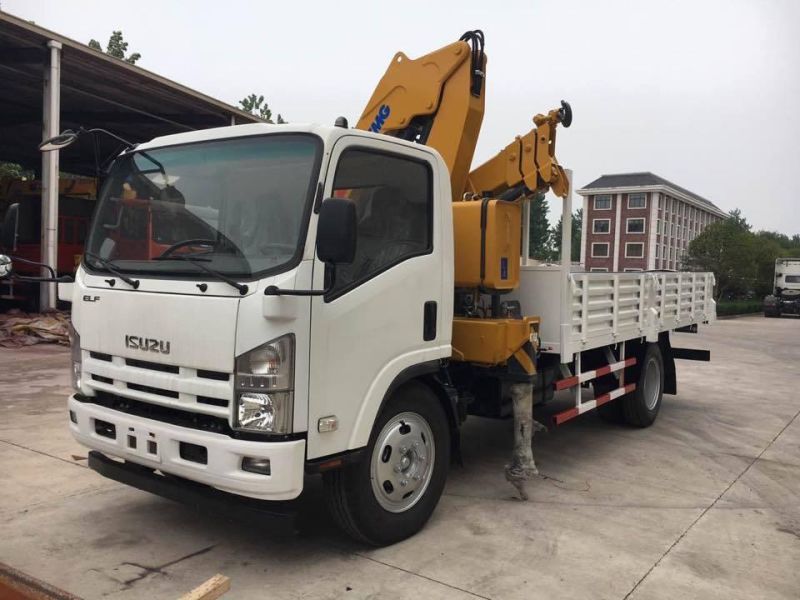 Japanese 4X2 Mini Crane Truck Mounted Crane Truck