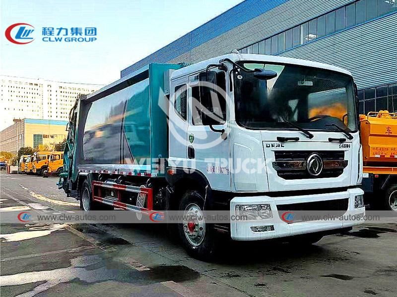 Dongfeng Duolicar D9 16-18cbm 18000liters Garbage Compactor Truck Compressed Garbage Trucks
