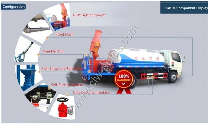 China Dongfeng 6*4 Road Cleaning Water Sprinkler Tanker Truck