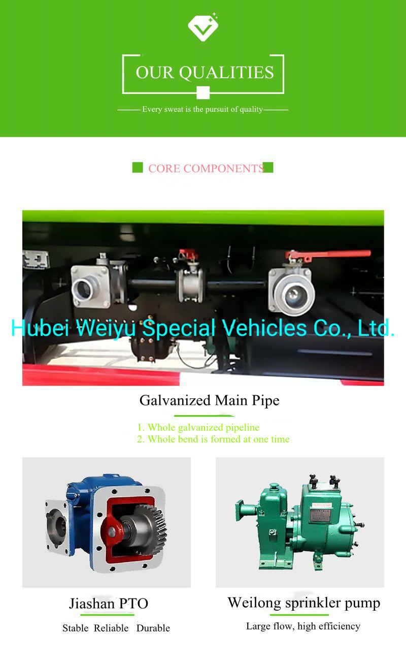 Dongfeng 4X2 China 5cbm/5m3/5000liters Mini Water Tank Truck Water Truck