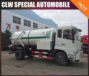 Clw 6m3 8m3 Fecal Sewer Septic Suction Tank Truck