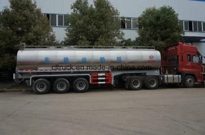 Milk Cow Transport Semi Trailer 45 Cbm 50cbm Stainless Steel Tanker Semitrailer