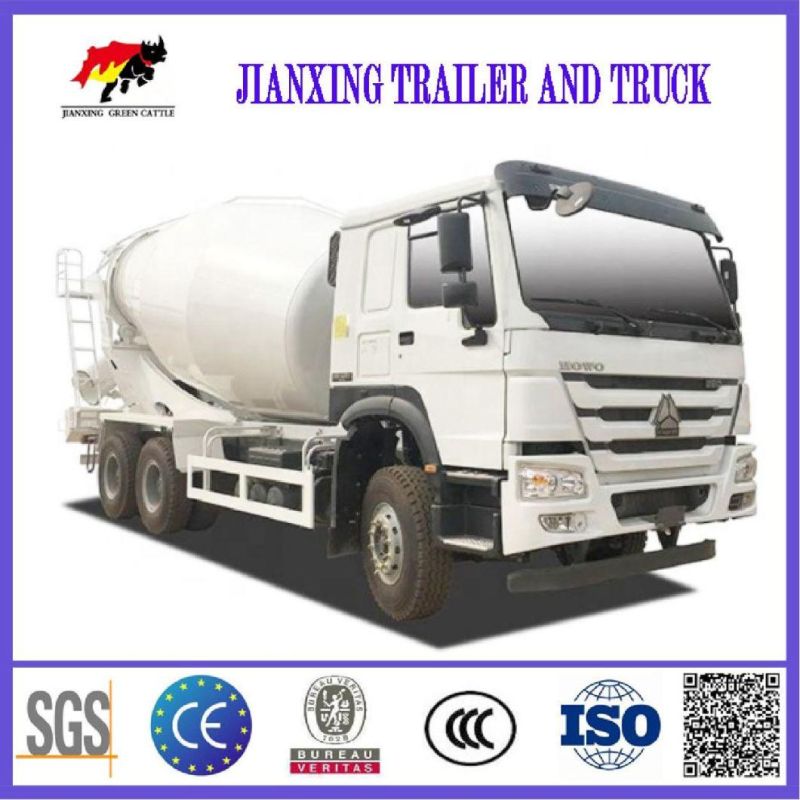 Concrete Machinery 3-12cbm Special Heavy Duty HOWO Transit Tractor Self Loading Portable Cement Concrete Mixer Truck