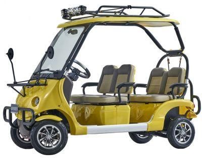 Low Price Electric Golf Cart Buggy Sightseeing Car 4 Seats