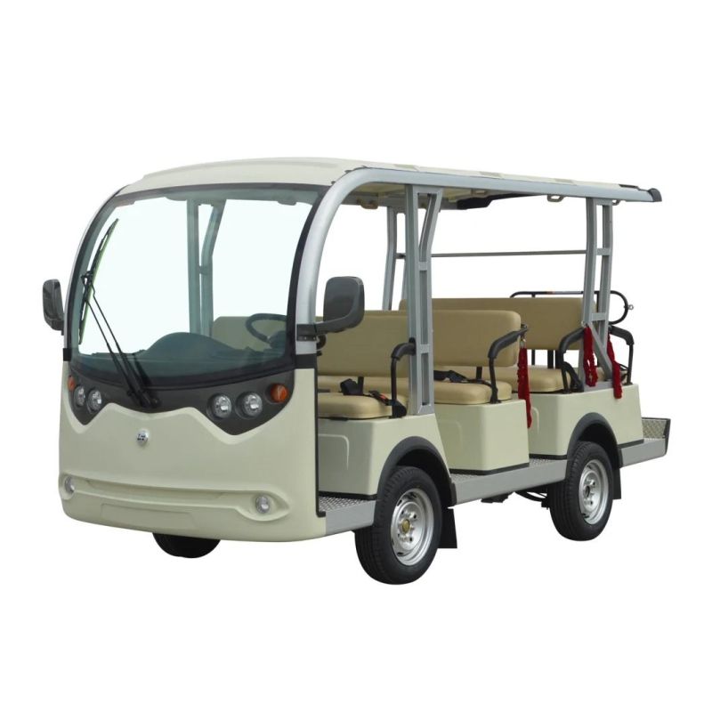 Strong Power Lithium Battery 11 Passengers Tourist Shuttle Vehicle (Lt-S8+3)