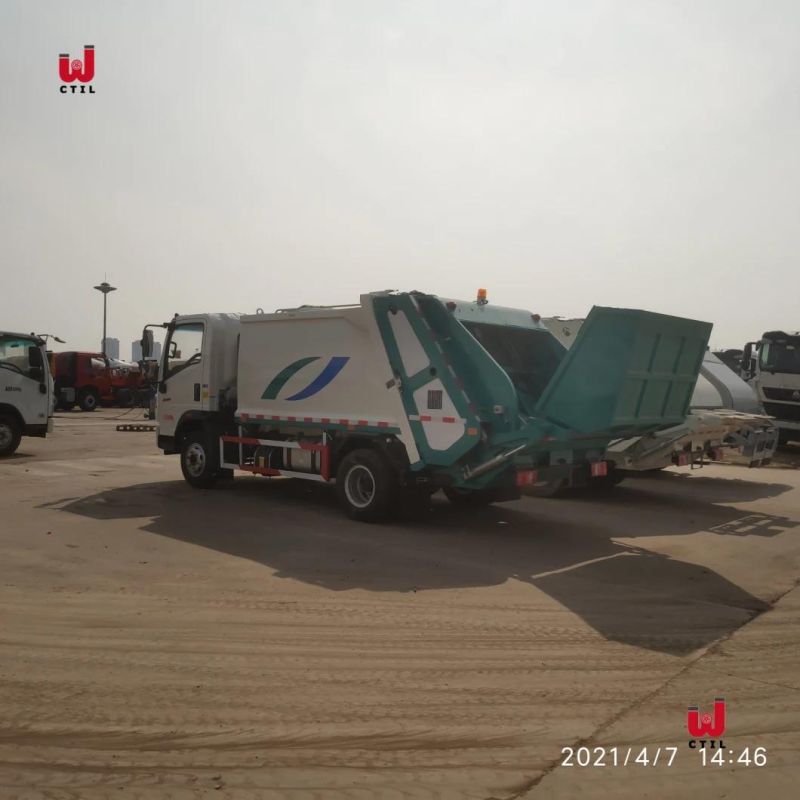 Light Duty Truck 4X2 Waste Compactor Garbage Truck