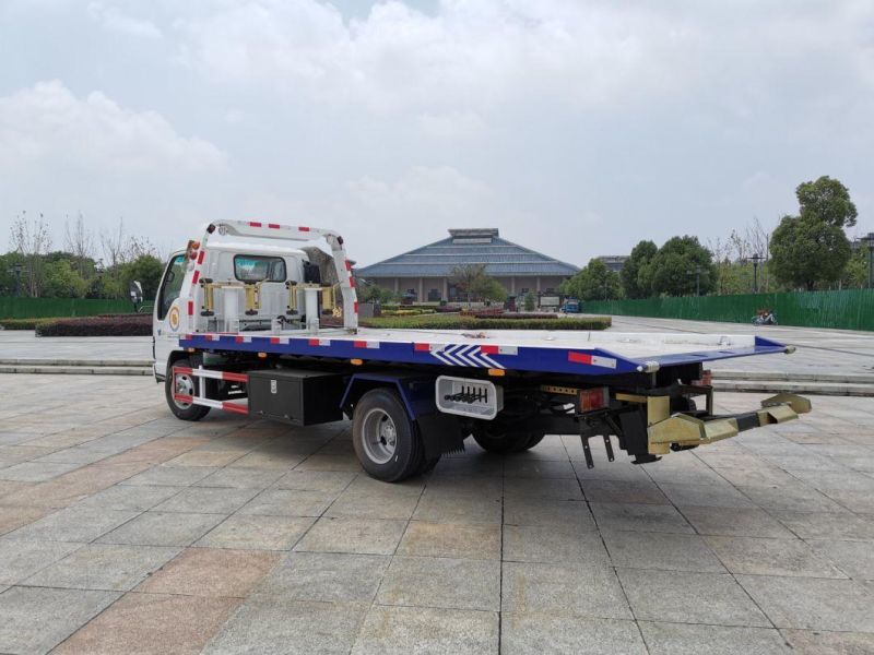 Japanese 1suzu Npr 5tons Wrecker Recovery Truck Flatbed Tow Truck