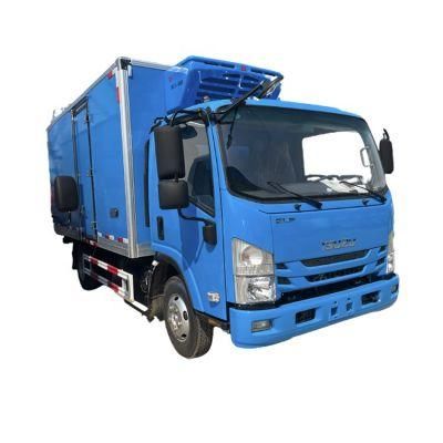 Refrigerated Food Truck Japanese Tech I-Suzu Dual Temperature Control -15c Insulated Cargo Refrigerated Food Truck for Sales