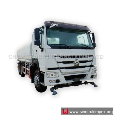 HOWO 6X4 Left Hand Drive 20000L Water Tank Truck