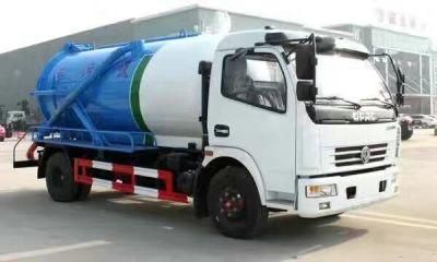 Dongfeng 4X2 5cbm 90HP Vacuum Sewage Suction Truck