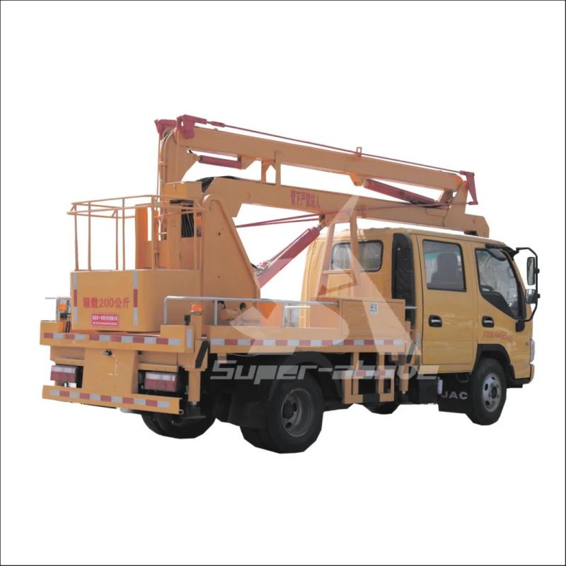 High Quality Hydraulic Aerial Working Platform Hydraulic Aerial Cage Truck