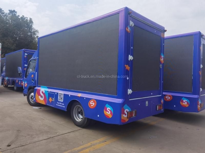 Factory Selling Japan Brand Elf 100p P4 P5 Full Color LED Advertising Display Truck