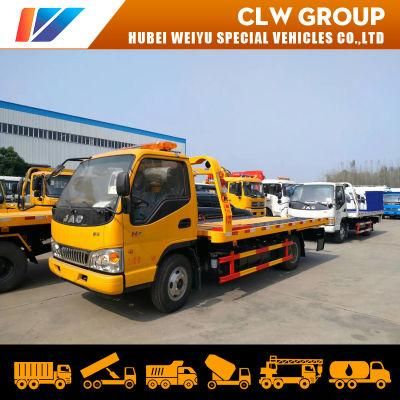 One Carry Two Flatbed Road Wrecker Truck 5tons Flatbed Tow Truck Road Rescue Vehicle