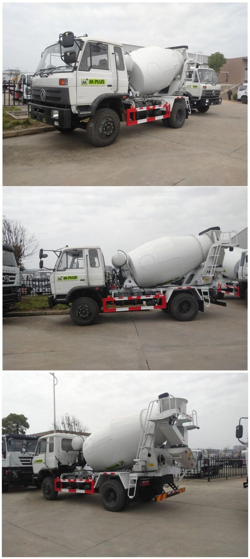 Dongfeng Concrete Mixer Mini Truck Concrete Mixer Truck Dimensions 3 Cubic Meters Concrete Mixer Truck for Sale