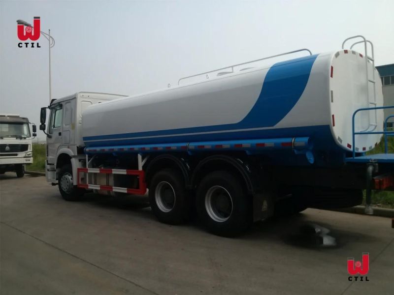 Sinotruck 10 Wheeler 20cbm Sprinkler Water Tanker Tank Truck