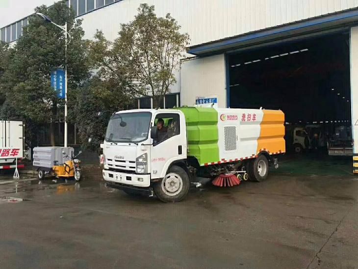 Raining Area Isuzu Hyundai 10cbm 10ton Road Street Sweeper Truck