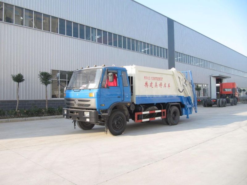 4X2 Waste Rear Loading Compressed Garbage Truck