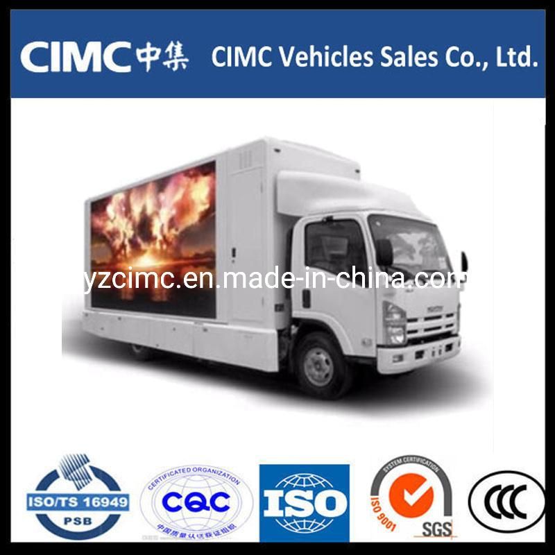 Isuzu 700p 4HK1 LED Screen Billboard Advertising Mobile Truck Display