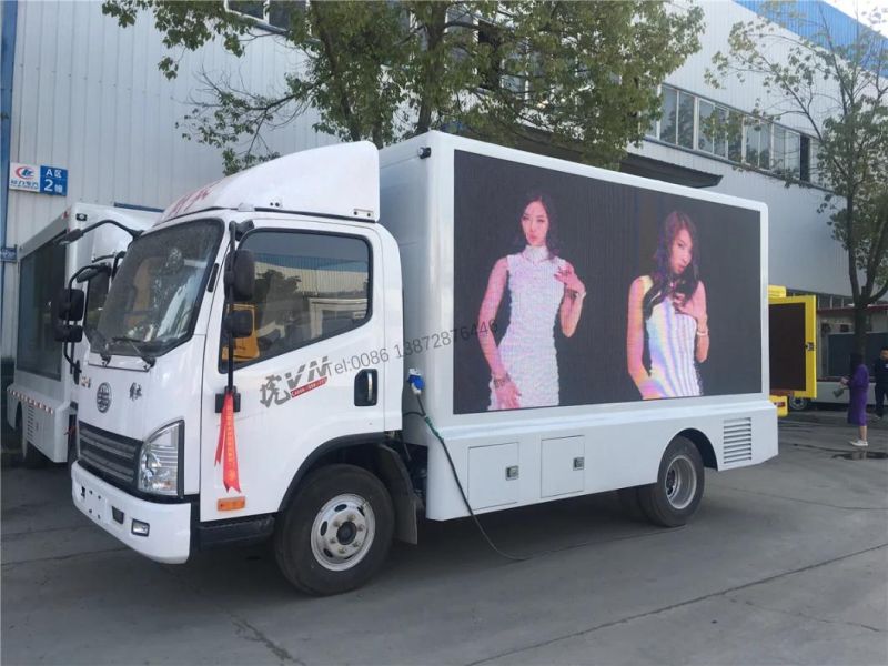 HOWO Light Dongfeng FAW Chassis P4 P5 P6 Mobile Advertising Truck Price for Sale