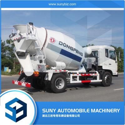 Dongfeng 4X2 6m3 Concrete Mixer Pump Cement Mixer Truck
