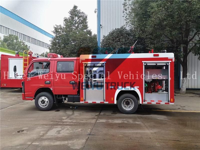 Dongfeng Duolicar Mini 2 Tons 2000liters Water Tank Fire Fighting Truck Fire Rescue Truck Fire Engine Fire Pumper Truck