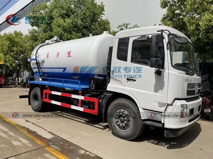 Hot Sale Dongfeng 4X2 6-Wheel 8 10 12cbm Sewage Suction Truck