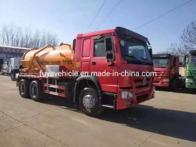 10 Wheels New High Pressure 6X4 16m3 18m3 20m3 15ton-20ton Jetter Septic Tank Truck