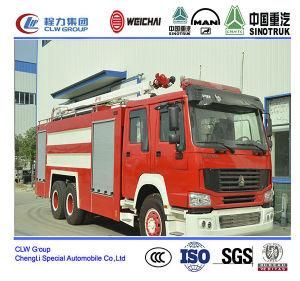 Sino HOWO Water Foam Powder Fire Fighting Truck