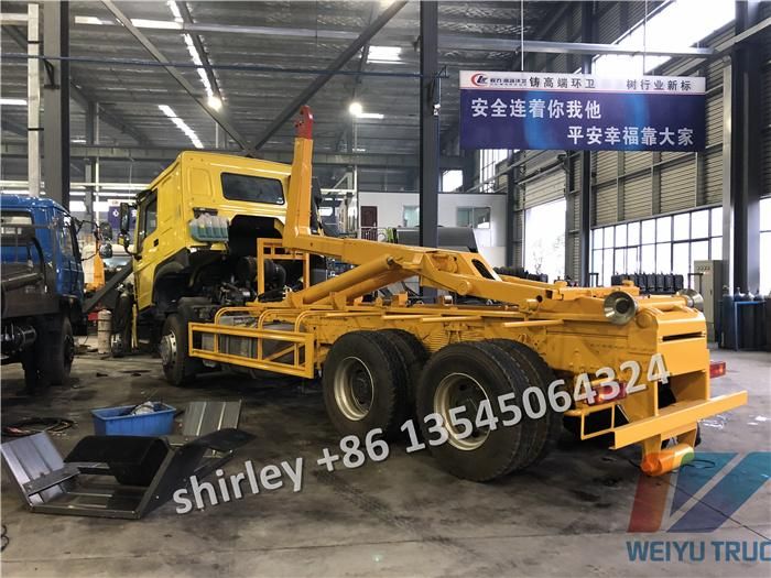 HOWO 18tons 20 Cubic Meters Waste Rubbish Trash Garbage Treatment Recycling Garbage Disposal Truck for Tanzania