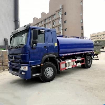 Sino Truck 4X2 15cbm HOWO Sprinkler Water Tank Truck