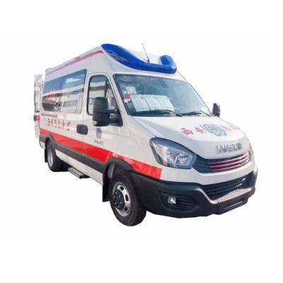 Italian Brand Euro 6 Diesel Monitoring Ambulance Vehicle with Medical Equipment