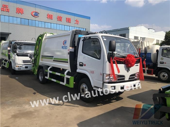 China Sanitation Cart Manufacturer Garbage Refuse Collector Compression Vehicle 4tons 5cbm Refuse Collection Truck