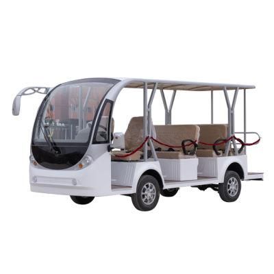 11 Seater Sightseeing Car Electric Food Truck 72V Trojan Electric Mini Truck