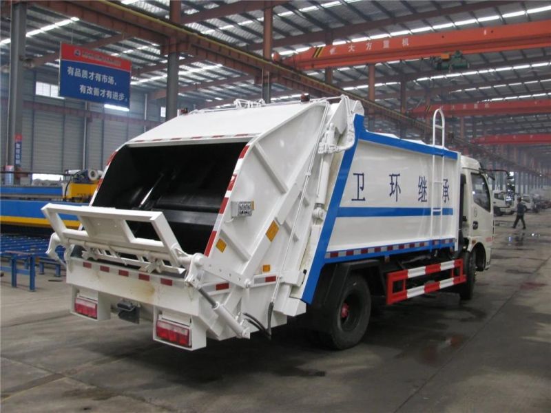 Frika 4X2 8cbm Garbage Waste Refuse Compactor Truck for Salewith PLC Control System